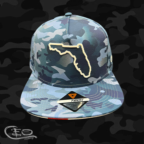 CEO Florida Hat Blue Camo - Tri Tech Quick Dry