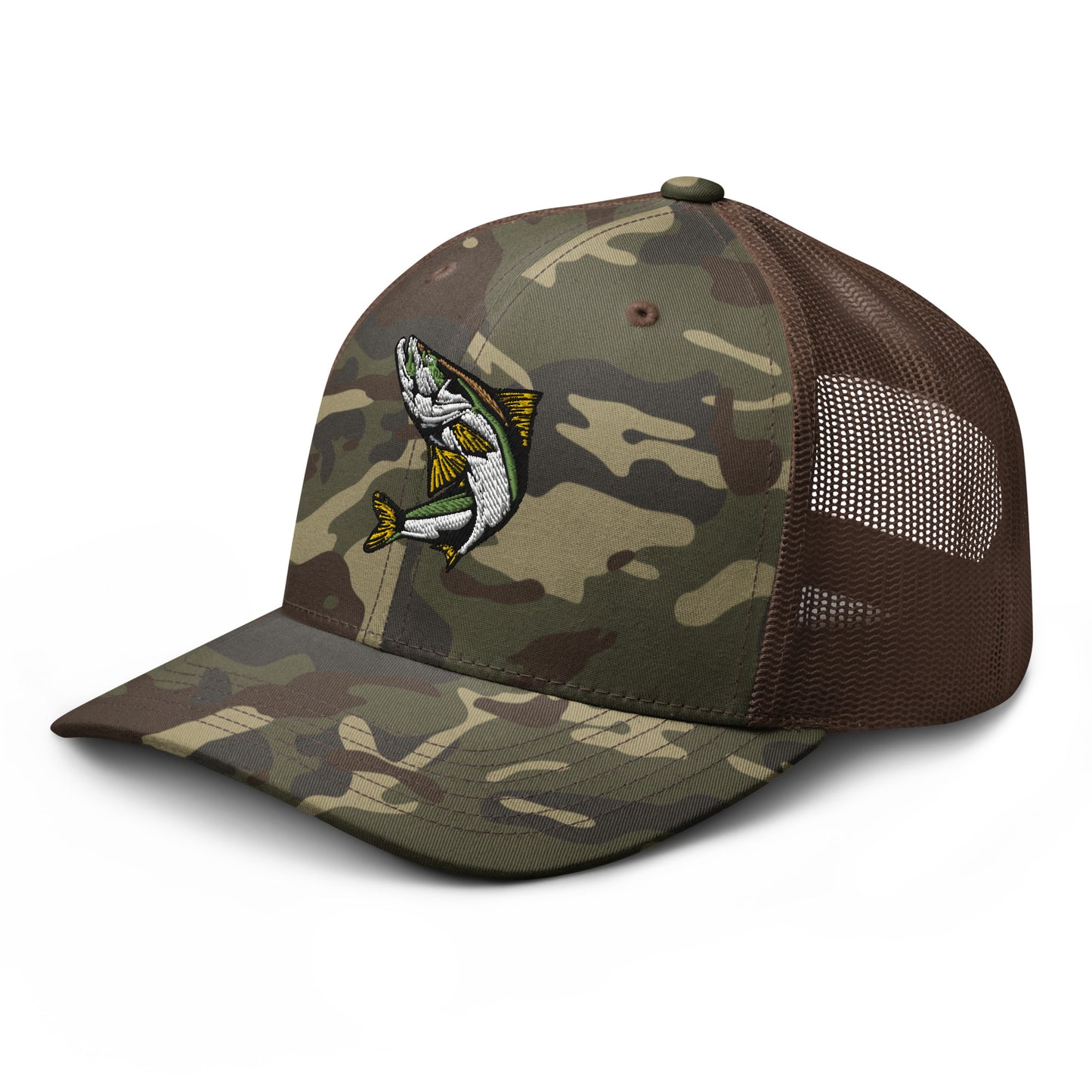 Snook Camouflage trucker hat
