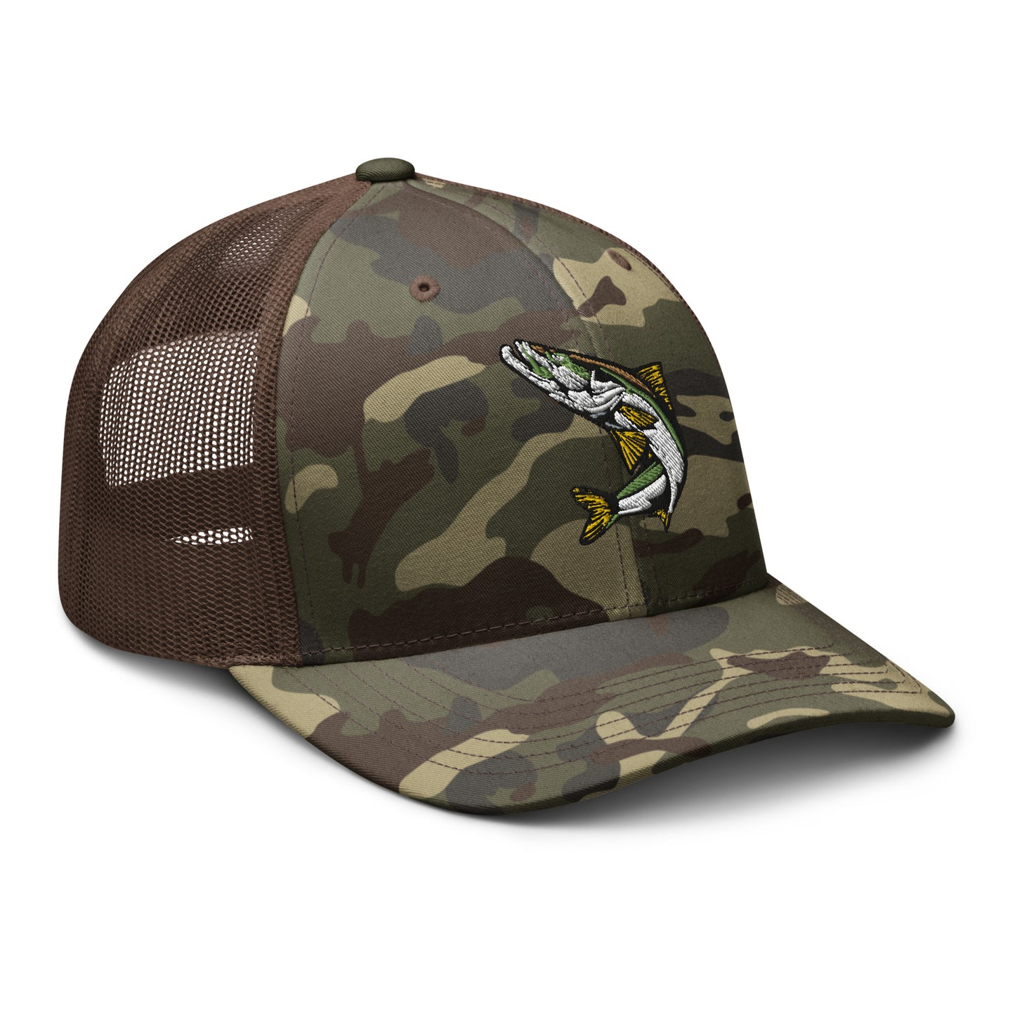 Snook Camouflage trucker hat
